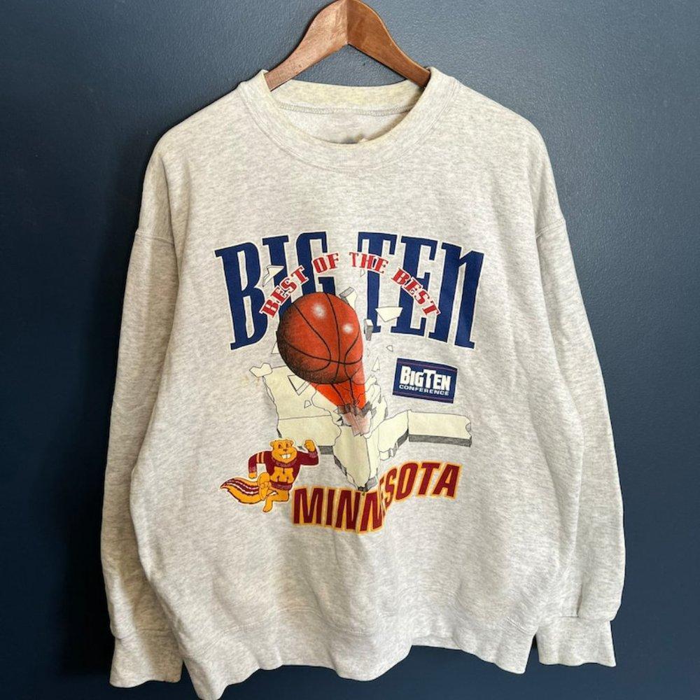 Vintage 90’S University Of Minnesota Golden Gophers Big Ten Sweatshirt